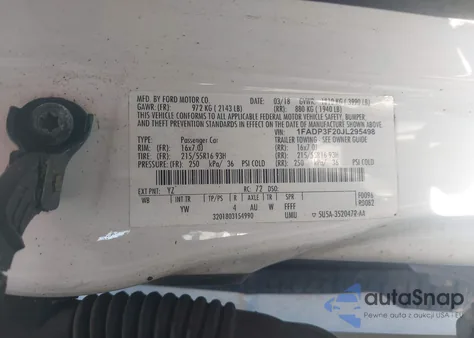 2018 Ford Focus Se from USA, damaged, VIN 1FADP3F20JL295498